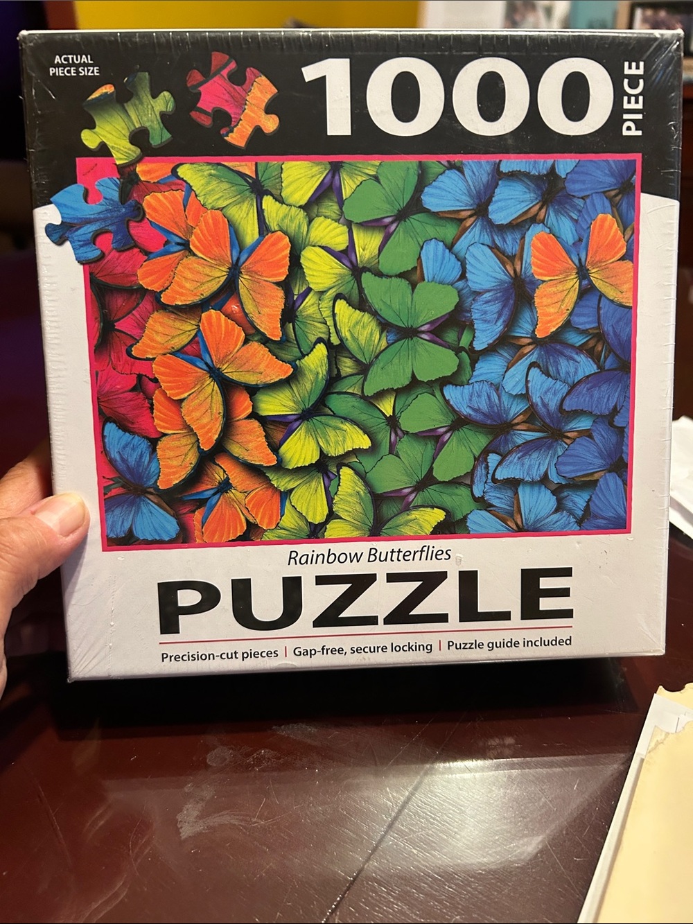 NWT Rainbow Butterflies 1000-Piece Jigsaw Puzzle